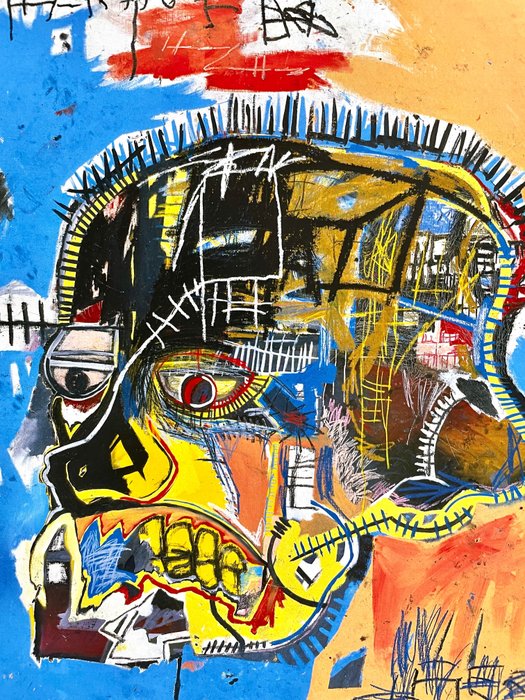 Jean-Michel Basquiat (1960-1988) — Untitled (Skull), 1981