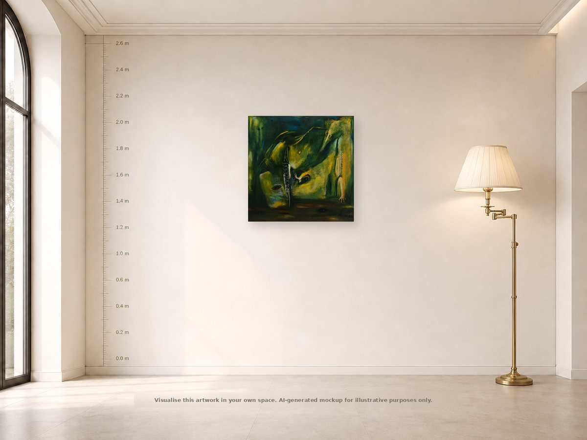 Shown on a wall