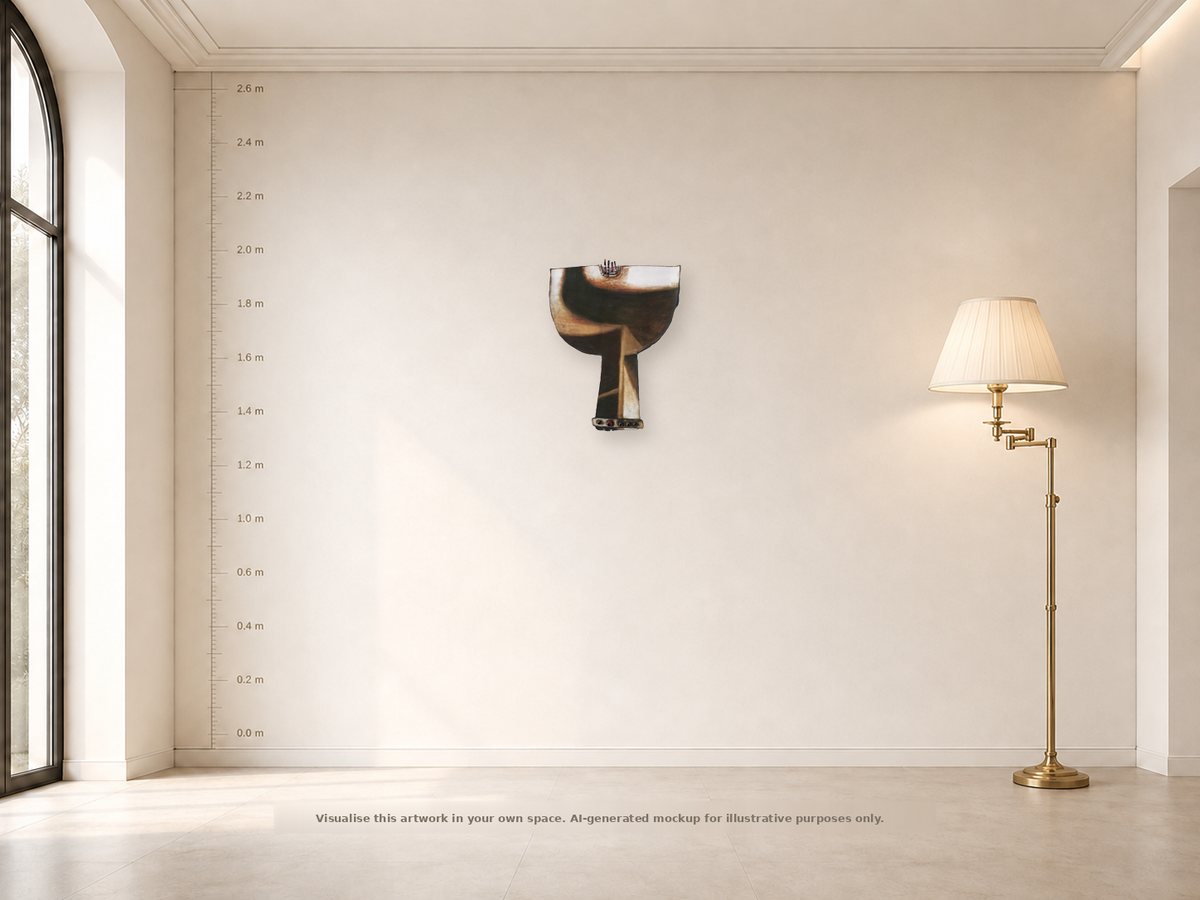 Shown on a wall