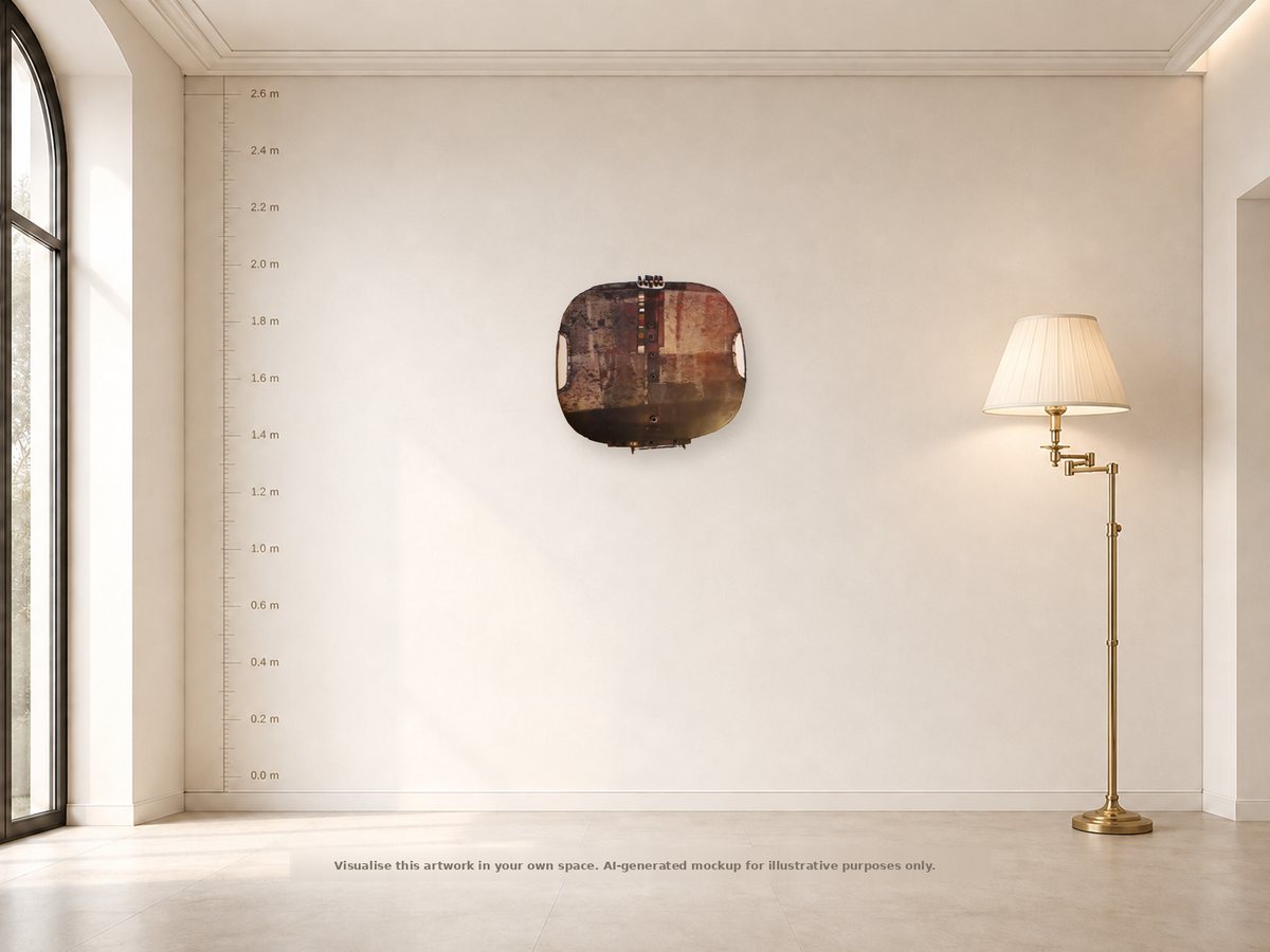 Shown on a wall