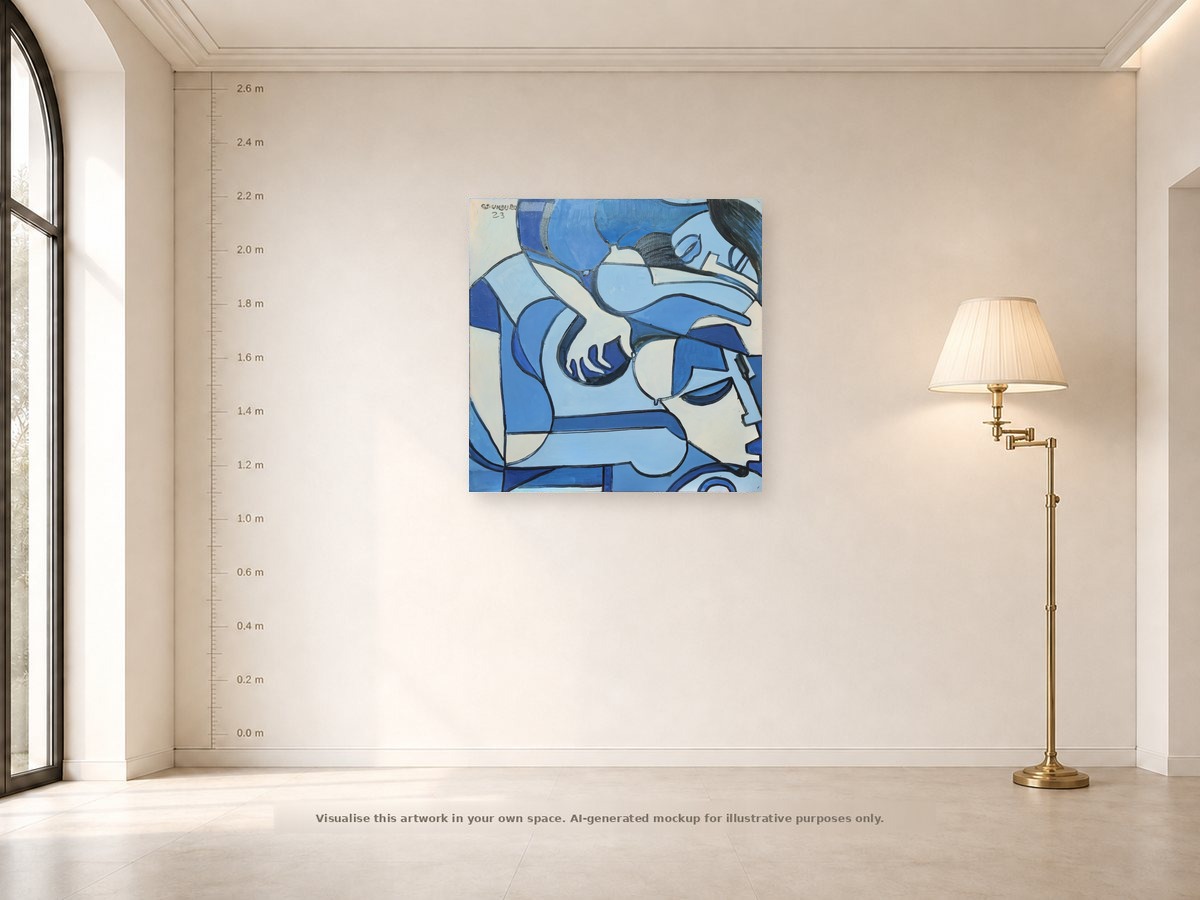 Shown on a wall