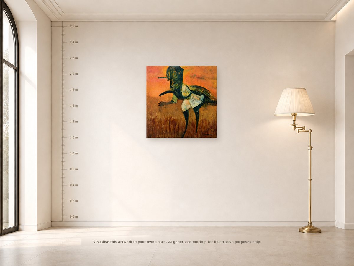 Shown on a wall