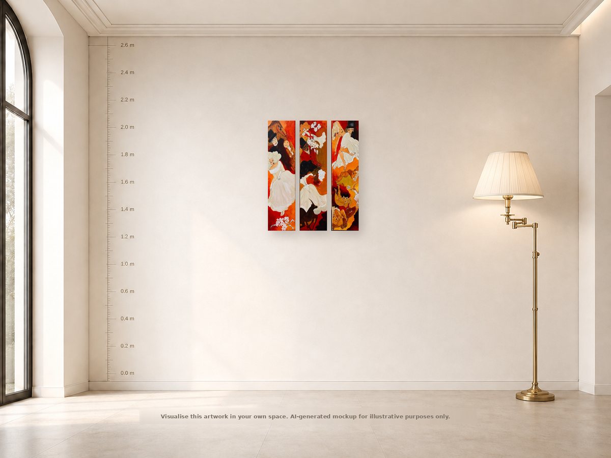 Shown on a wall